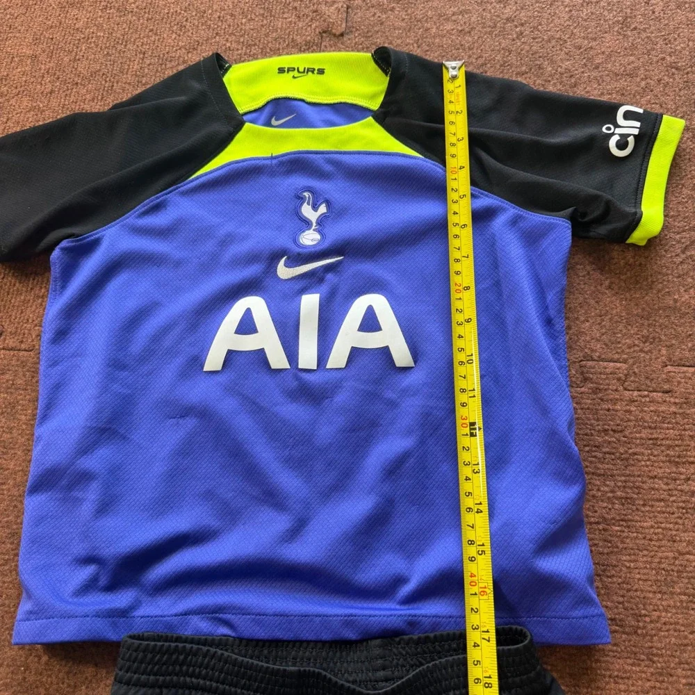 Nike Tottenham Hotspur 2022-23 Away Kit Kids XL 122-128cm Jersey Short Blue Volt - Picture 6 of 12